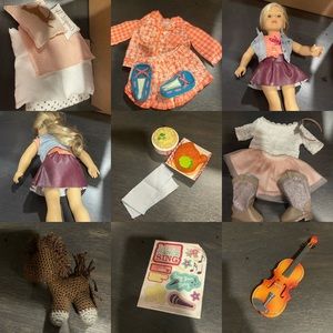 American Girl Doll Tenney and Logan along with clothing, dogs, & accessories